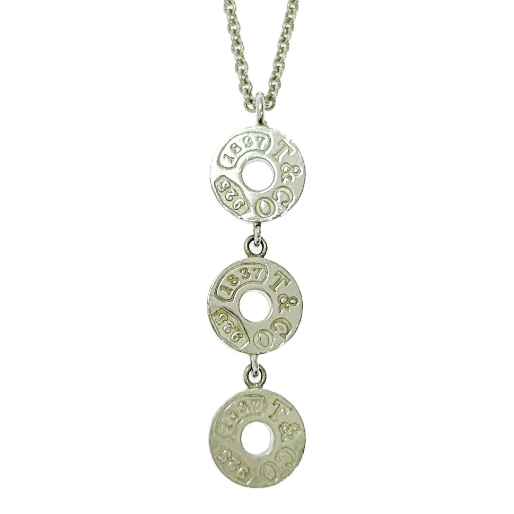 TIFFANYCo Tiffany Silver Triple Circle Necklace Silver
